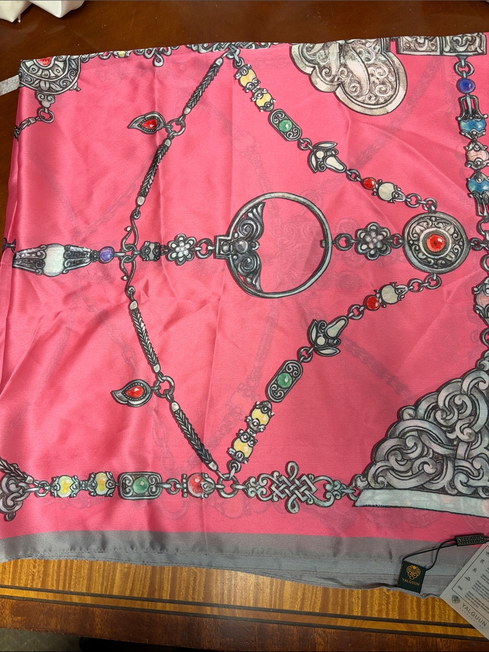 Yalguun Accessories 100% silk scarf